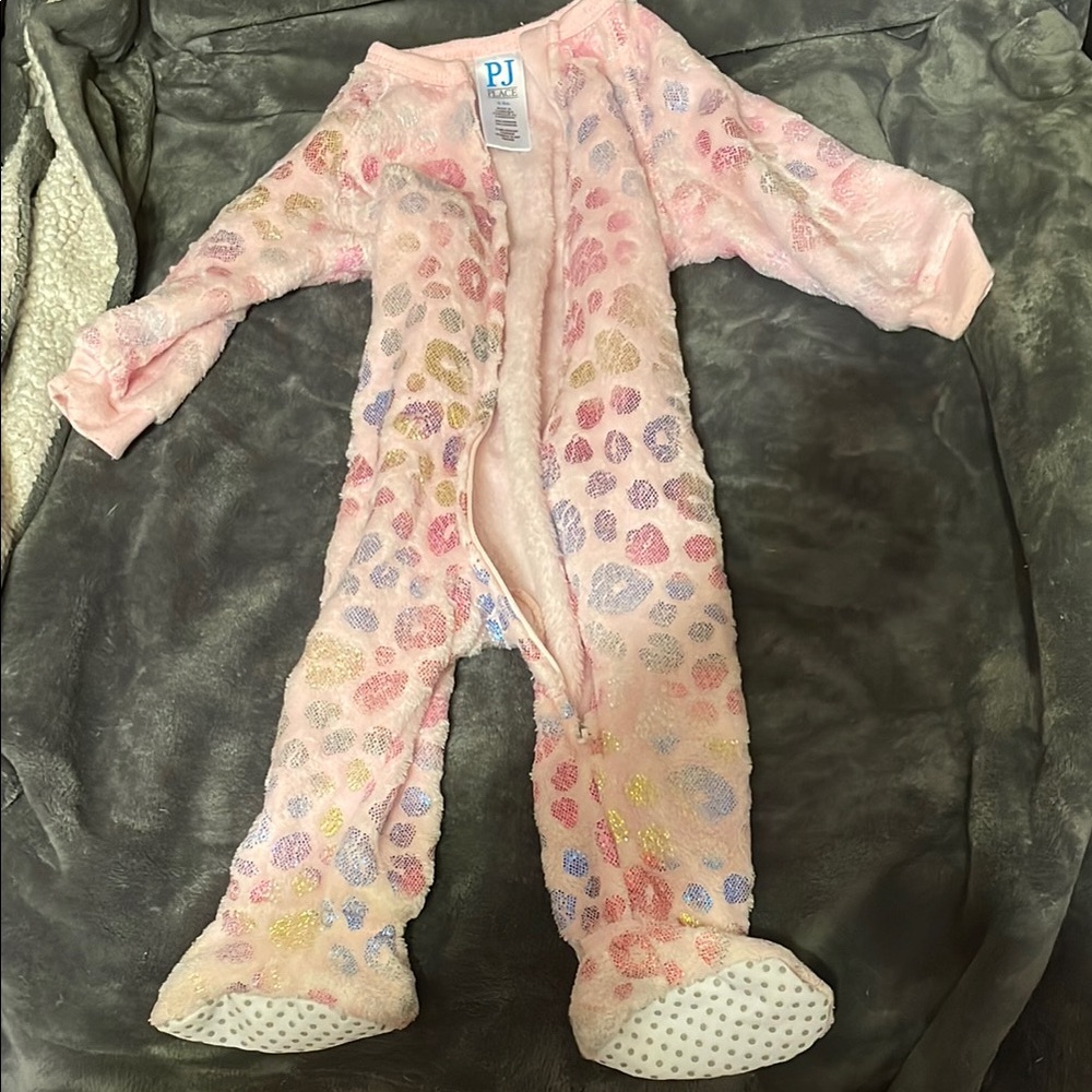 Child’s Place Pink Leopard Sleeper